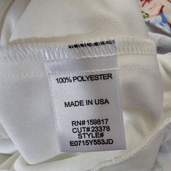 Altar'd State S Cream Floral Mini Babydoll Dress Tie Shoulder Ruffle Hem Cottage - Picture 5 of 5